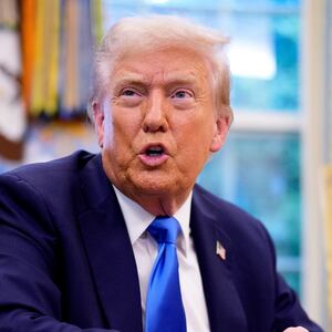 WASHINGTON, DC - SEPTEMBER 19: President Donald Trump speaks before signing executive orders in the Oval Office at the White House on September 19, 2025 in Washington, DC. Trump signed two executive orders, establishing the "Trump Gold Card" and introducing a $100,000 fee for H-1B visas. The "Trump Gold Card" is a visa program that allows foreign nationals permanent residency and a pathway to U.S. citizenship for a $1 million investment in the United States. (Photo by Andrew Harnik/Getty Images)