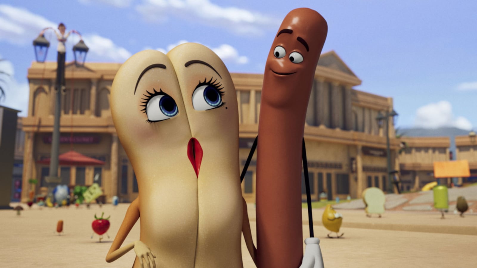 Film still from Sausage Party: Foodtopia