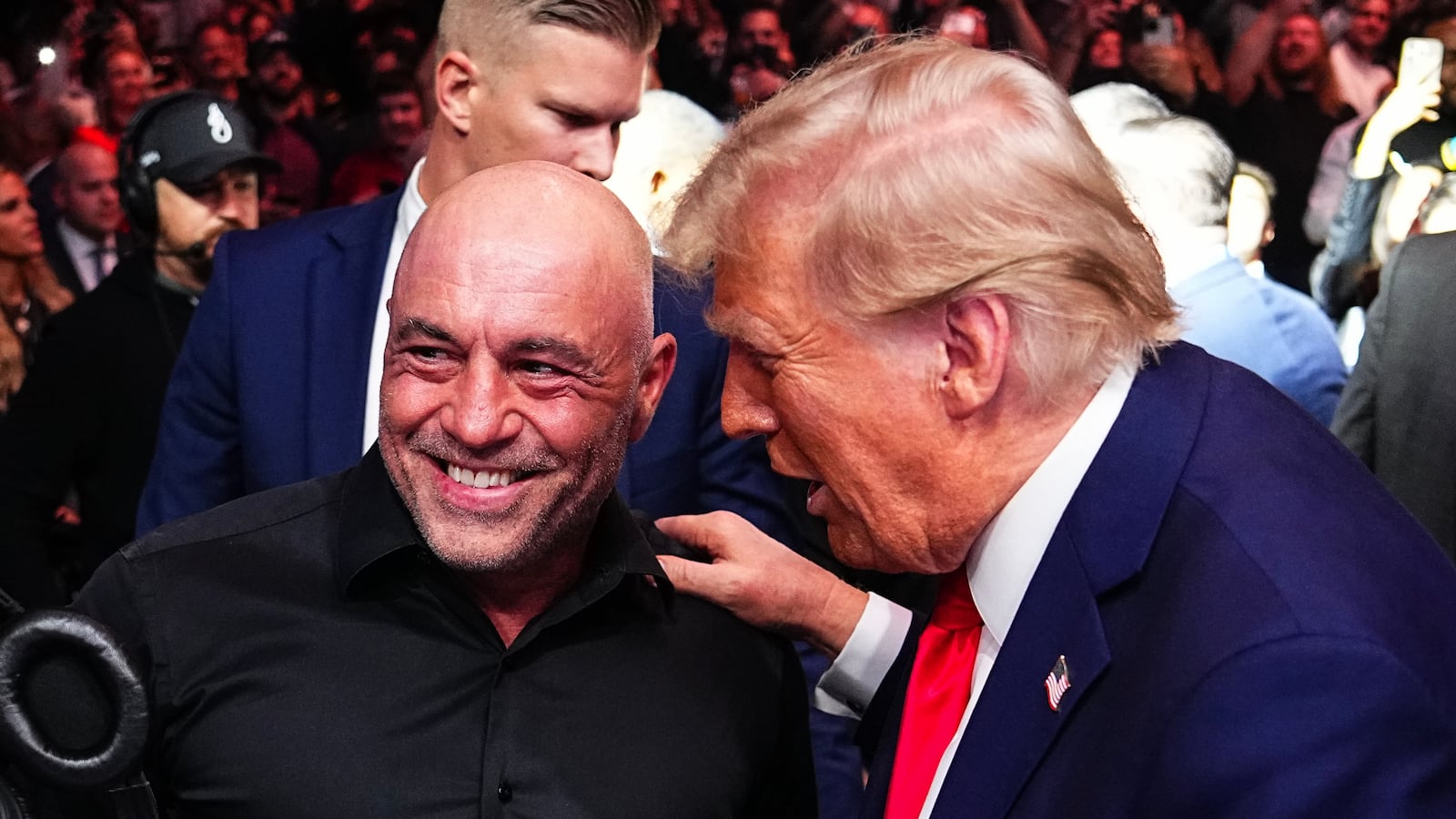 Joe Rogan and Donald Trump