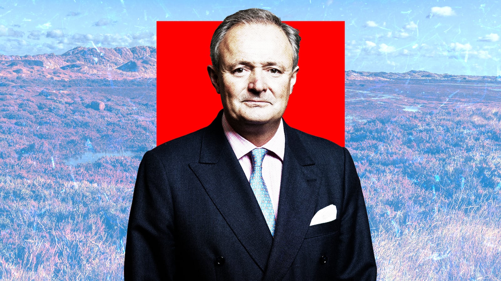 A photo illustration of the Earl of Leicester, Thomas Edward Coke, and Burnham Overy Staithe.