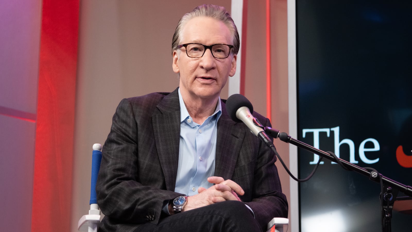 Bill Maher visits The Megyn Kelly Show at the SiriusXM Studios on May 20, 2024 in New York City.
