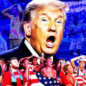 Donald Trump, FIFA photo illustration