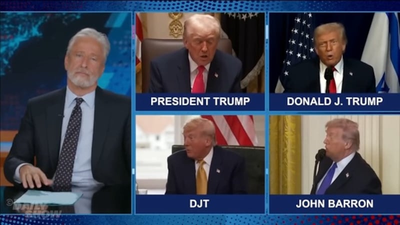 The Trumps Stewart "interviewed."