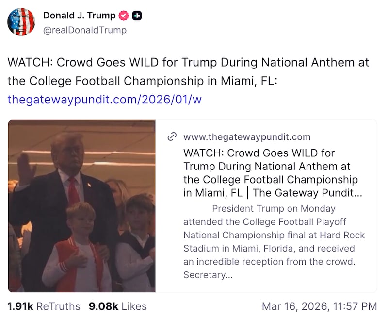 The "Crowd Goes WILD" for Trump, so says the Gateway Pundit.