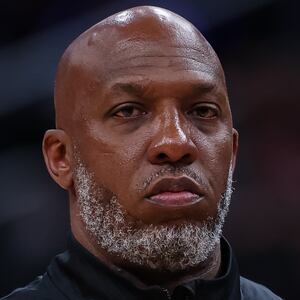 Chauncey Billups and an x-ray poker table