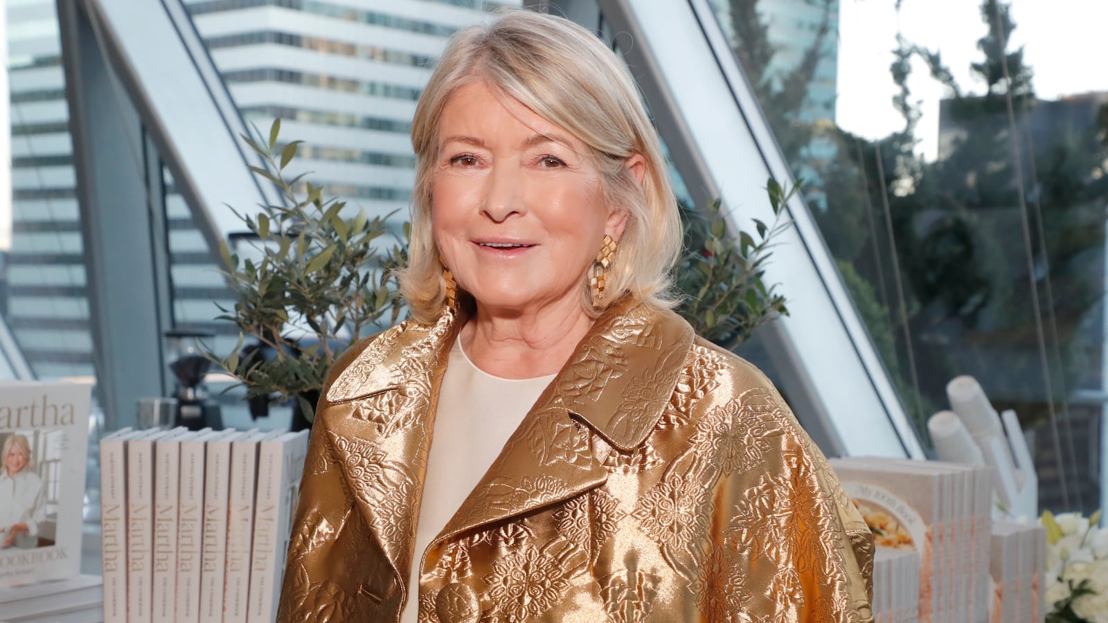Martha Stewart at a book party in NYC in October 2024.