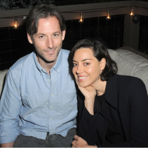 Jeff Baena and Aubrey Plaza.