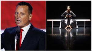 Richard Grennell and a ballet dancer