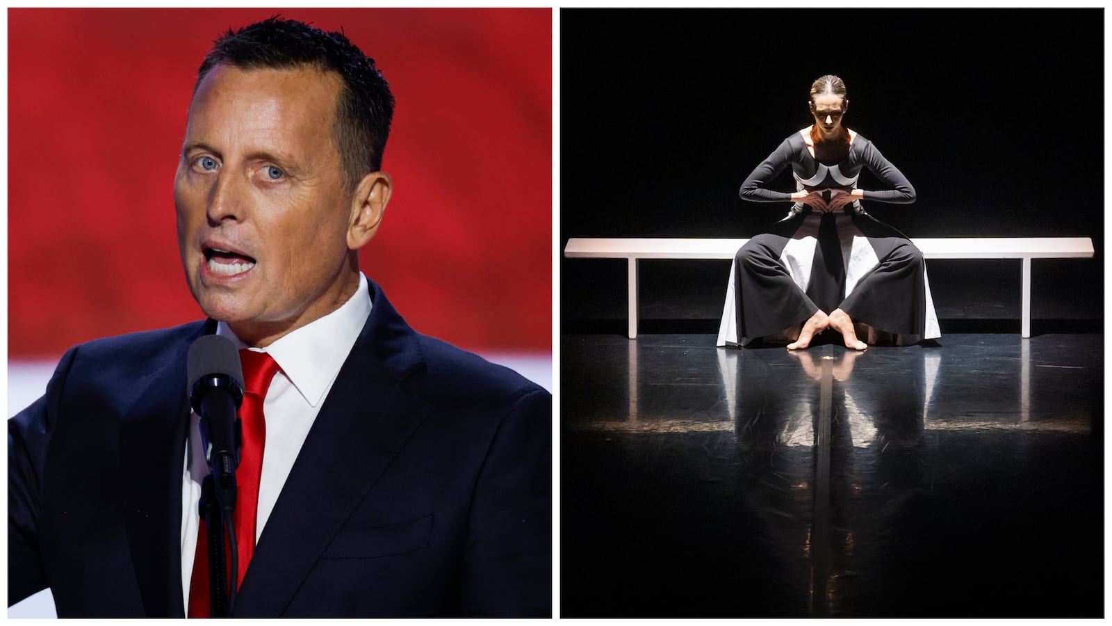 Richard Grennell and a ballet dancer