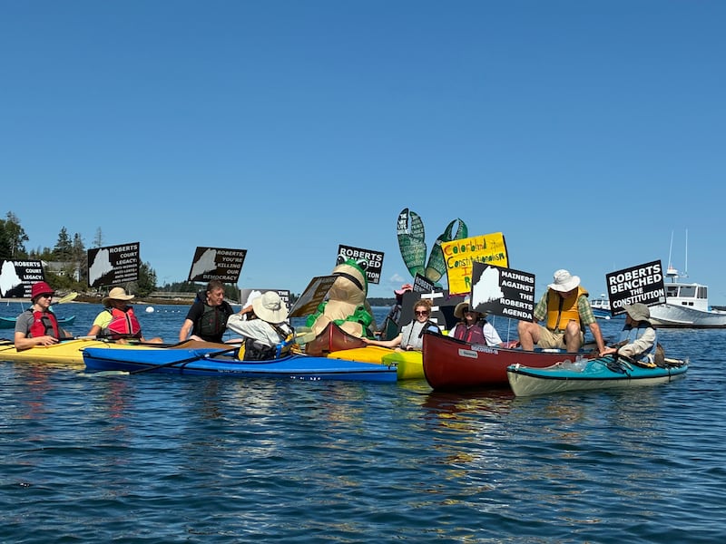 john roberts protest