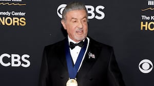 WASHINGTON, DC - DECEMBER 07: Sylvester Stallone attends the 48th Kennedy Center Honors at The Kennedy Center on December 07, 2025 in Washington, DC. (Photo by Paul Morigi/Getty Images)