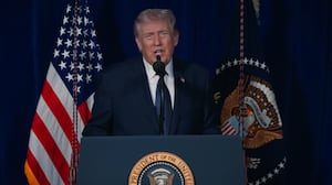 Trump speaks following Iran attack.