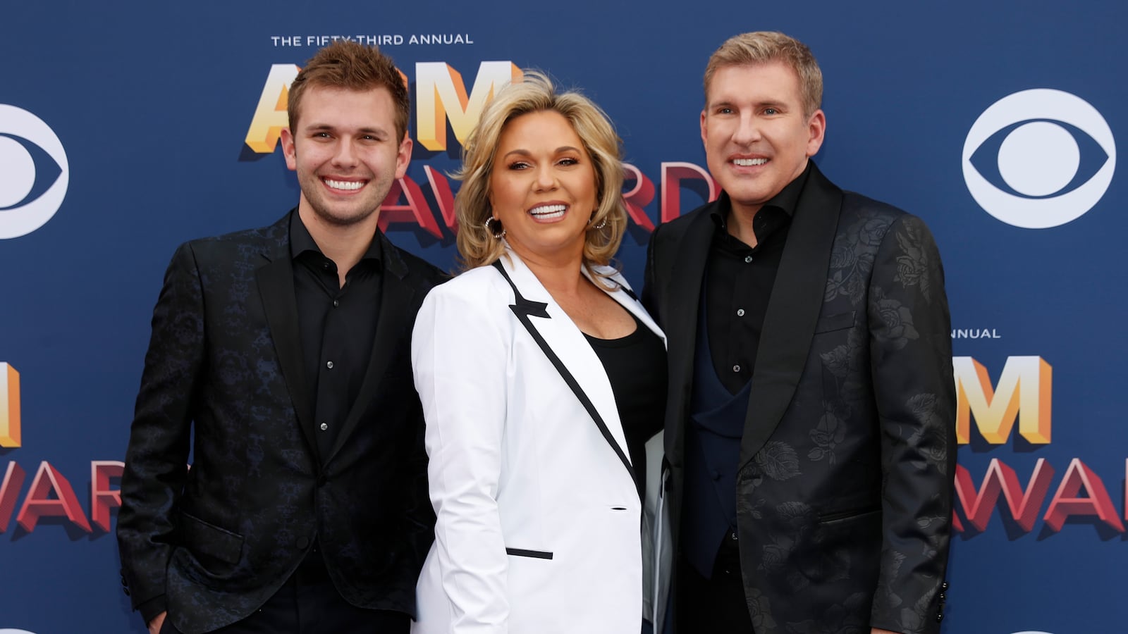 The Chrisley family arrives at the Country Music Awards in Las Vegas, Nevada, 2018.