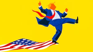 Donald Trump illustration, illo