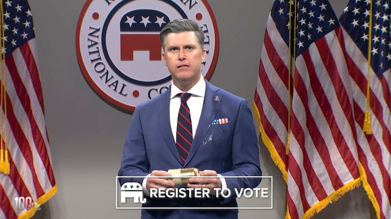 SNL, Colin Jost as Pete Hegseth