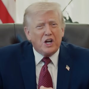 Donald Trump on America Reads the Bible in April.