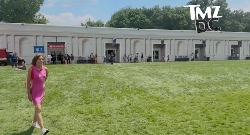 TMZ showcase the empty space on the Great American State Fair.