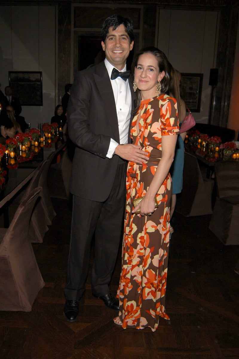 Kevin Warsh and Jane Lauder attend Neue Gallery Winter Gala, Sponsored by Gucci at Neue Gallery New York on December 8, 2005 in New York City.