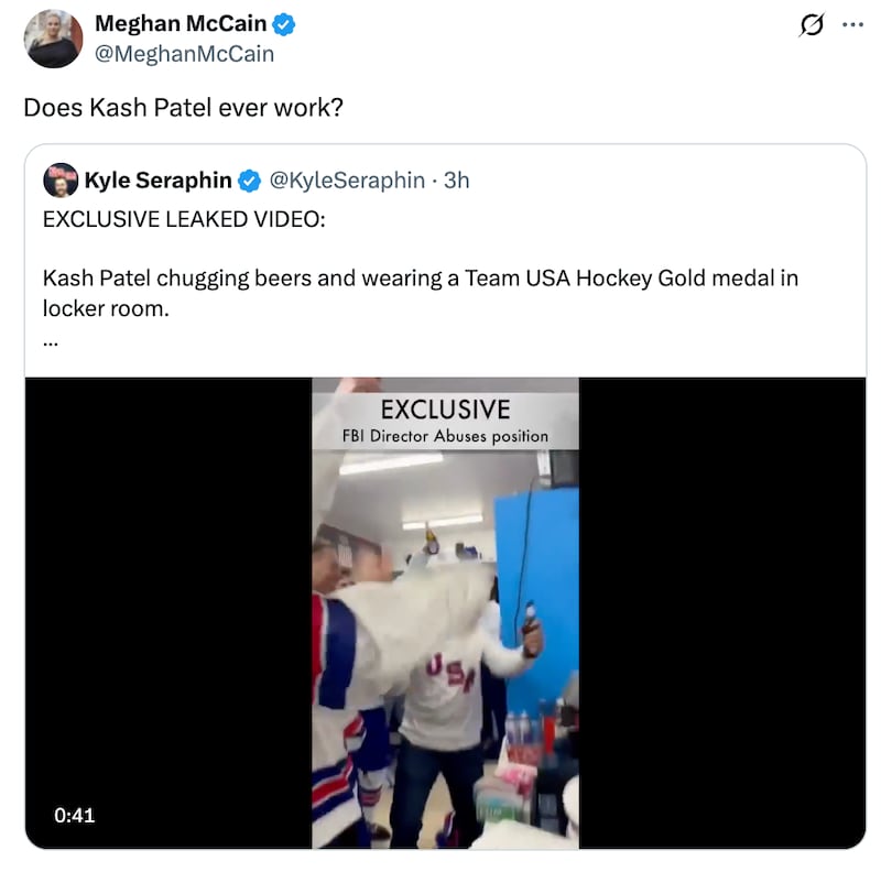 Meghan McCain X post