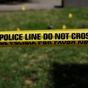 Police tape on July 8, 2016.