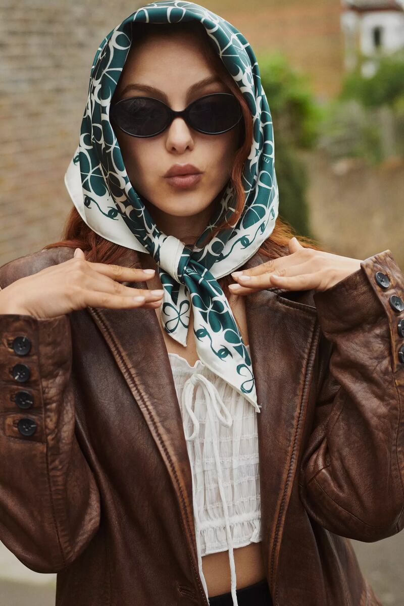 Anthropologie Maeve Printed Hair Scarves