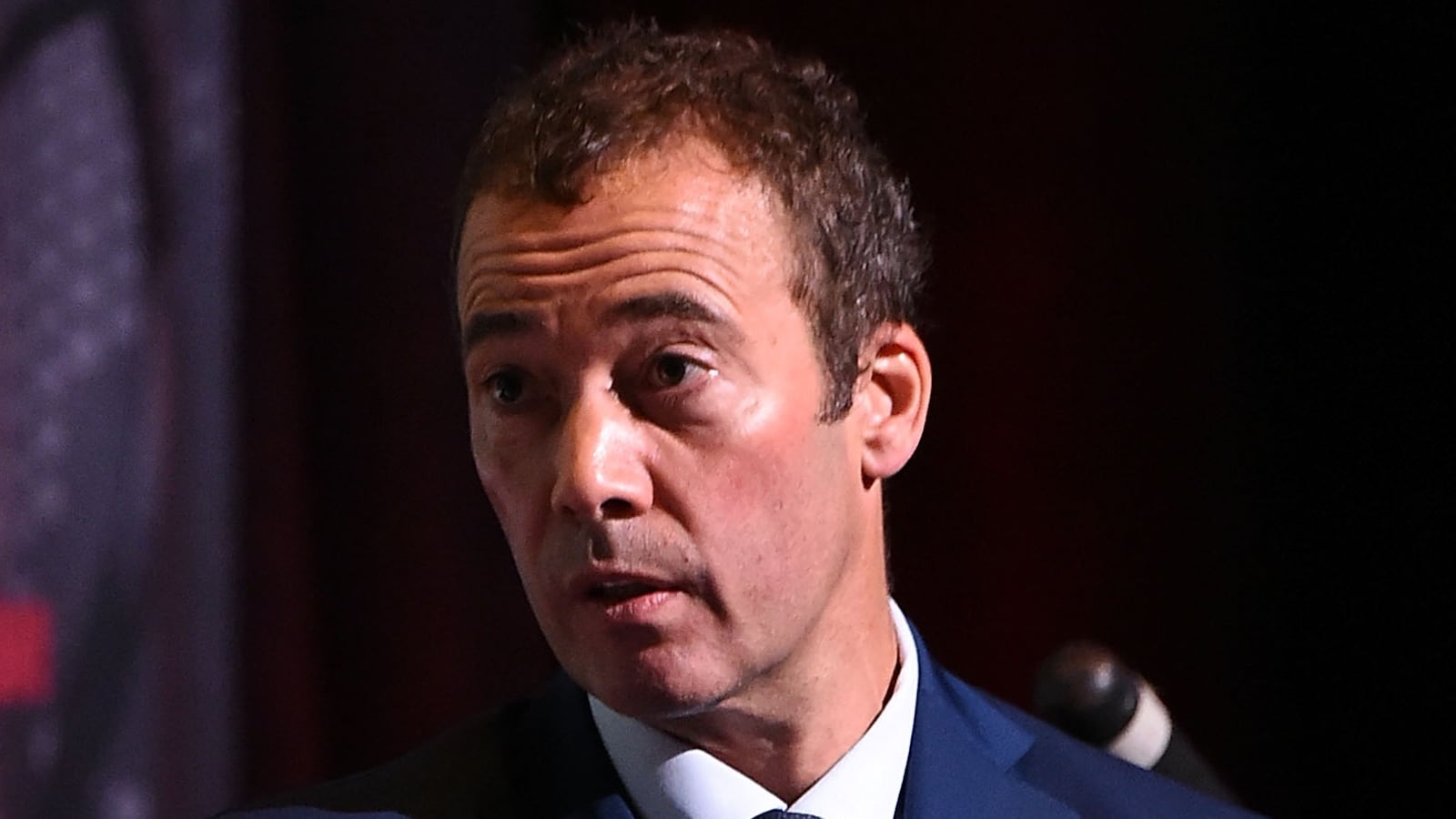 Will Lewis speaks at the Beyond Sport United Conference on July 27, 2017, in New York City.