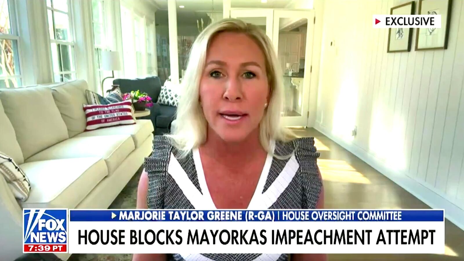Marjorie Taylor Greene on Fox News