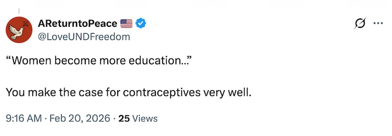 A post replying to Katie Miller's education typo.