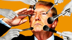 Donald Trump makeup
