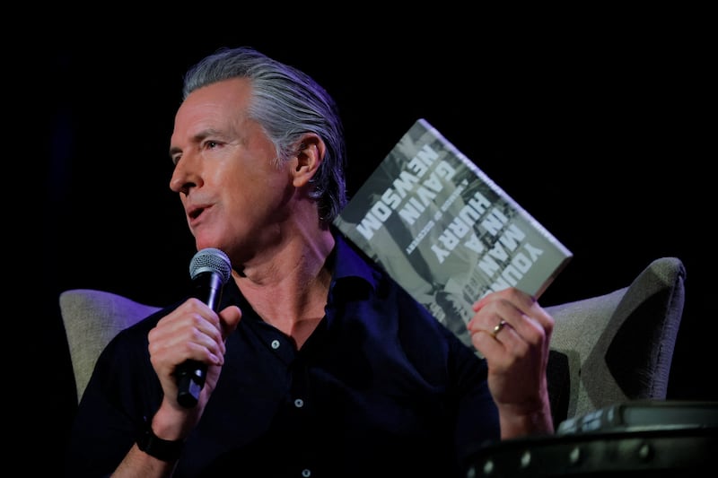 California Governor Gavin Newsom wrote about his dyslexia diagnosis in his new memoir Young Man in A Hurry.