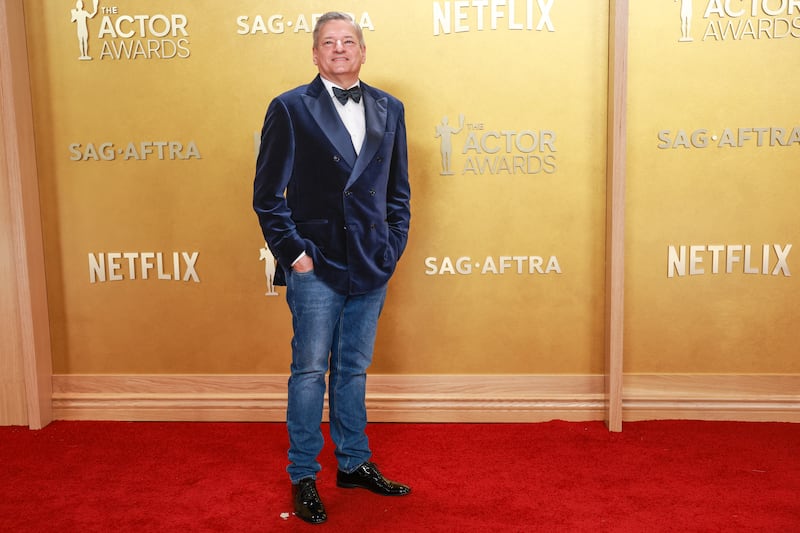 Ted Sarandos at the 32nd Annual Screen Actors Guild (SAG) Awards from the Shrine Auditorium & Expo Hall in Los Angeles, CA on March 1, 2026.