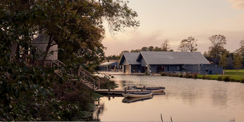 Soho Farmhouse sits in 100 acres of rolling Cotswold countryside, with its own "Lazy Lake."