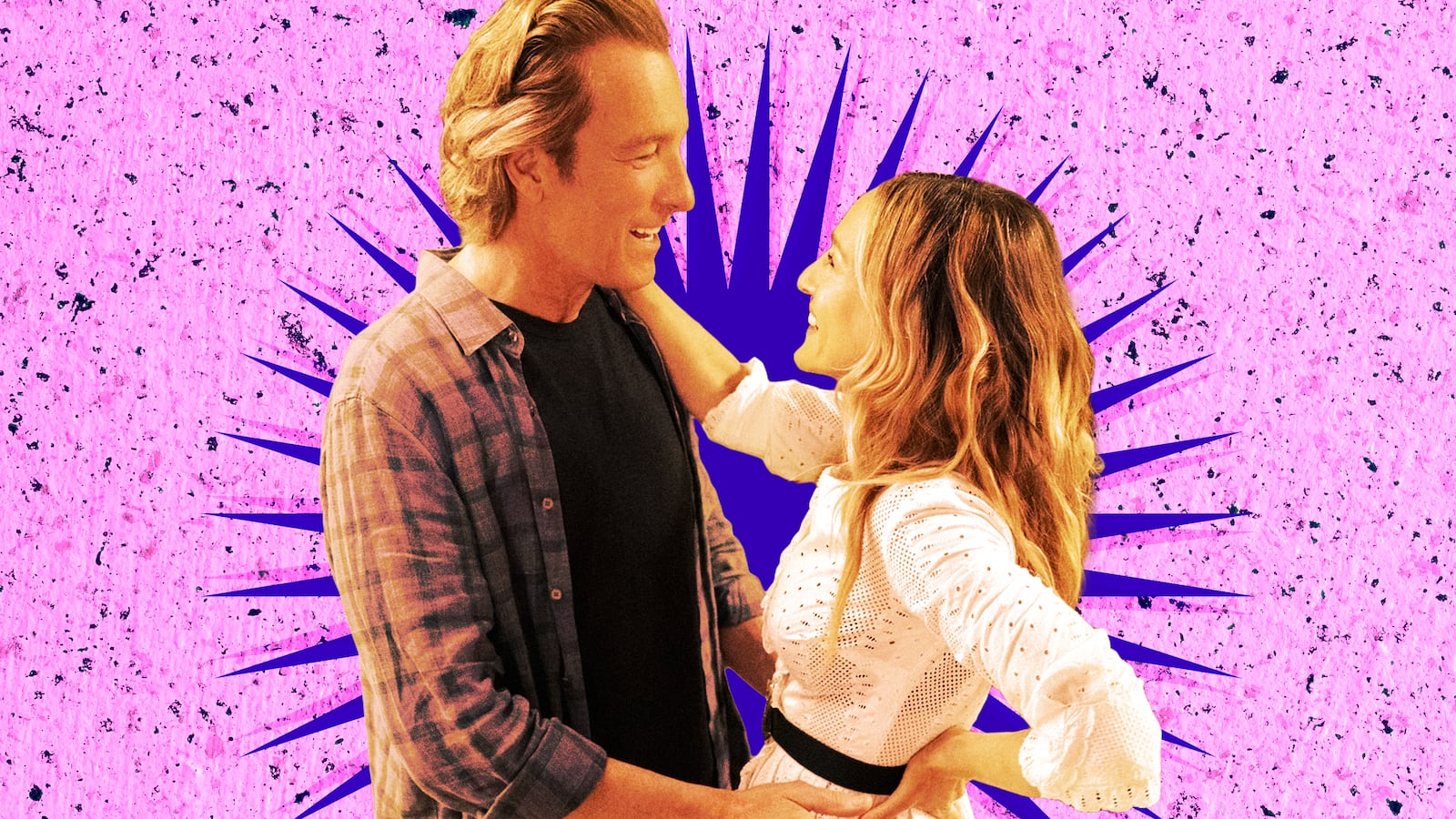 John Corbett and Sarah Jessica Parker.