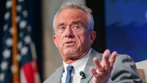 WASHINGTON, DC - FEBRUARY 09: U.S. Secretary of Health and Human Services Robert F. Kennedy Jr. speaks at The Heritage Foundation on February 09, 2026 in Washington, DC. The Heritage Foundation held an event to celebrate one year of "Making America Healthy Again." (Photo by Heather Diehl/Getty Images)