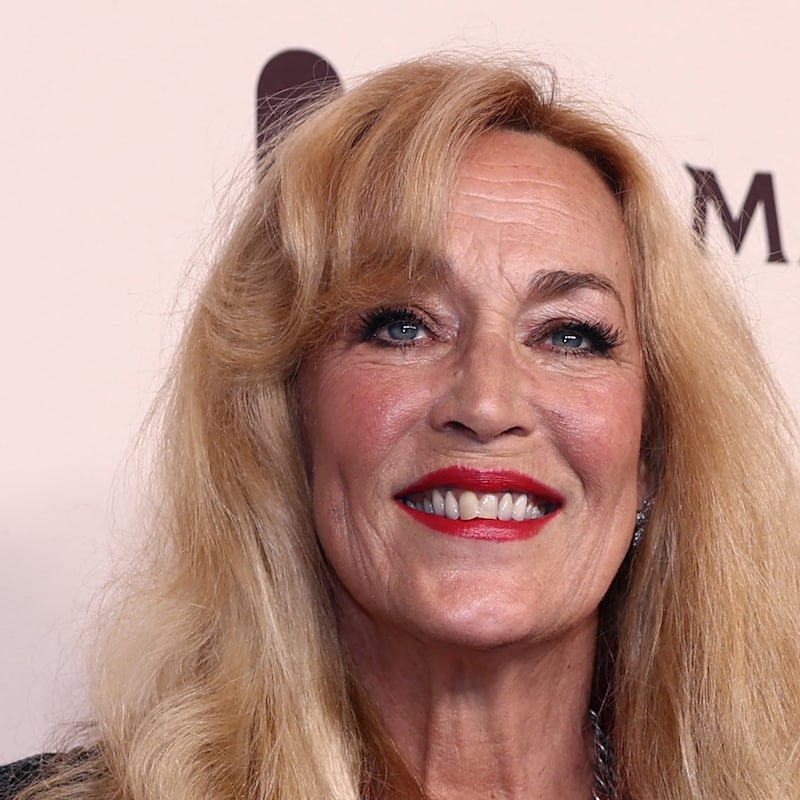 Jerry Hall makes the scene at Cannes last years.