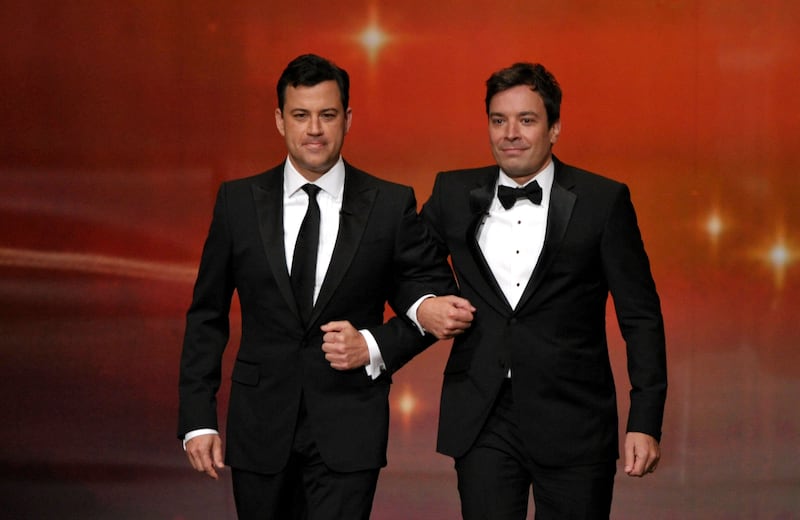 Jimmy Kimmel and Jimmy Fallon