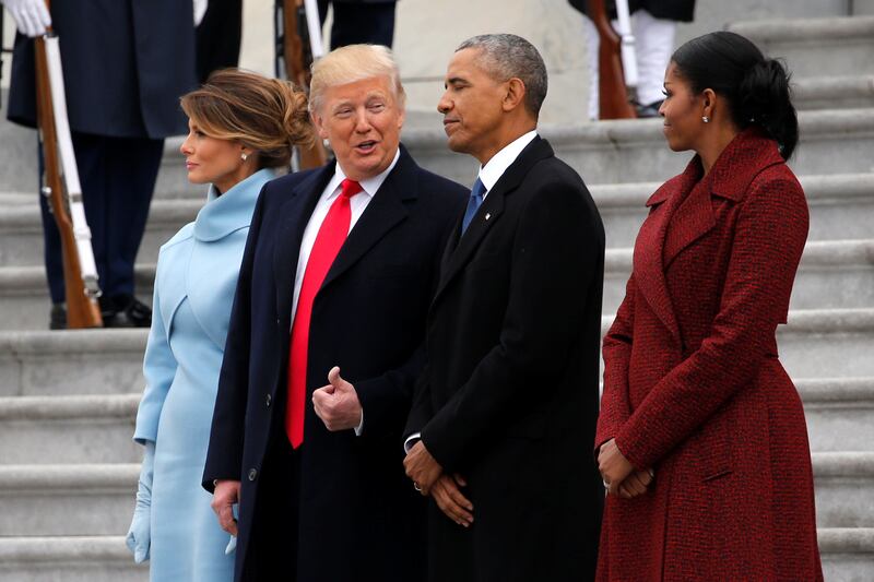 Donald Trump and first lady Melania Trump