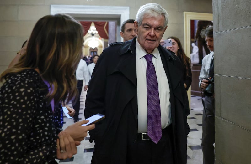 Gingrich will co-direct the Pentagon initiative with Elon Musk and Palmer Luckey.