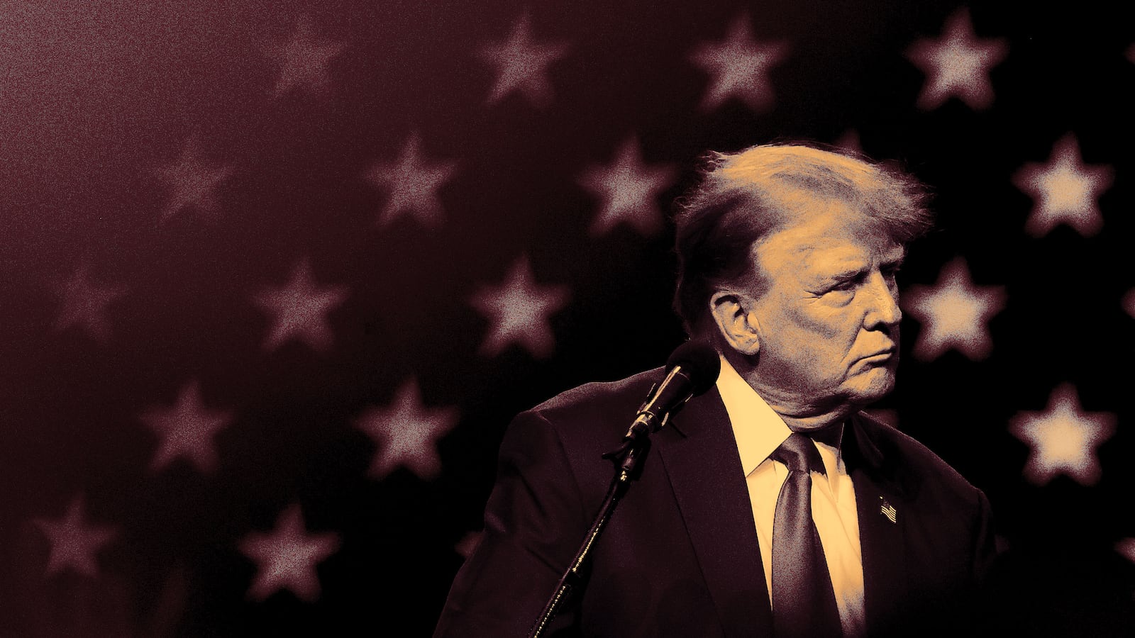 Republican presidential candidate former U.S. President Donald Trump delivers remarks during a campaign rally at the Reno-Sparks Convention Center on December 17, 2023 in Reno, Nevada.