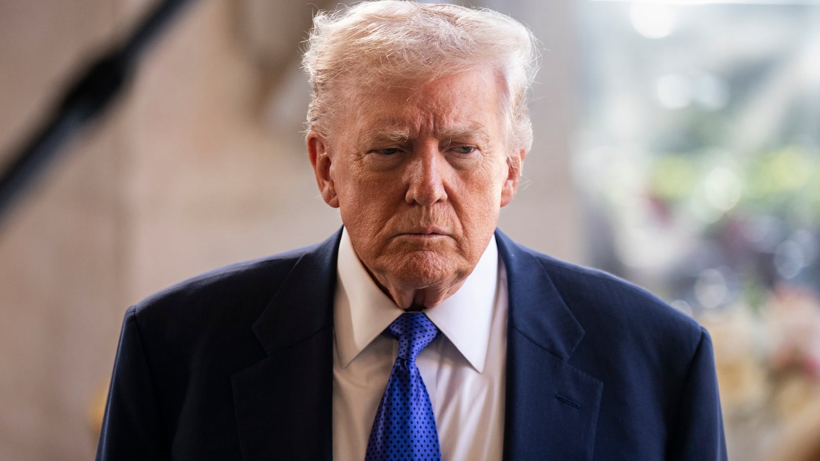 U.S. President Donald Trump speaks to reporters and members of the media at Mar-a-Lago on February 1, 2026 in Palm Beach, Florida.