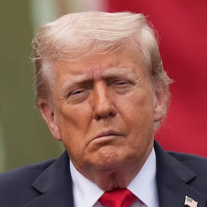 ARLINGTON, VIRGINIA - SEPTEMBER 11: U.S. President Donald Trump attends a September 11th observance event in the courtyard of the Pentagon September 11, 2025 in Arlington, Virginia. Today marks the 24th anniversary of the 9/11 terror attacks that claimed the lives of nearly 3,000 people. (Photo by Andrew Harnik/Getty Images)