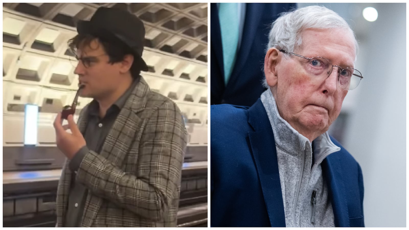 Climate acitvist and McConell