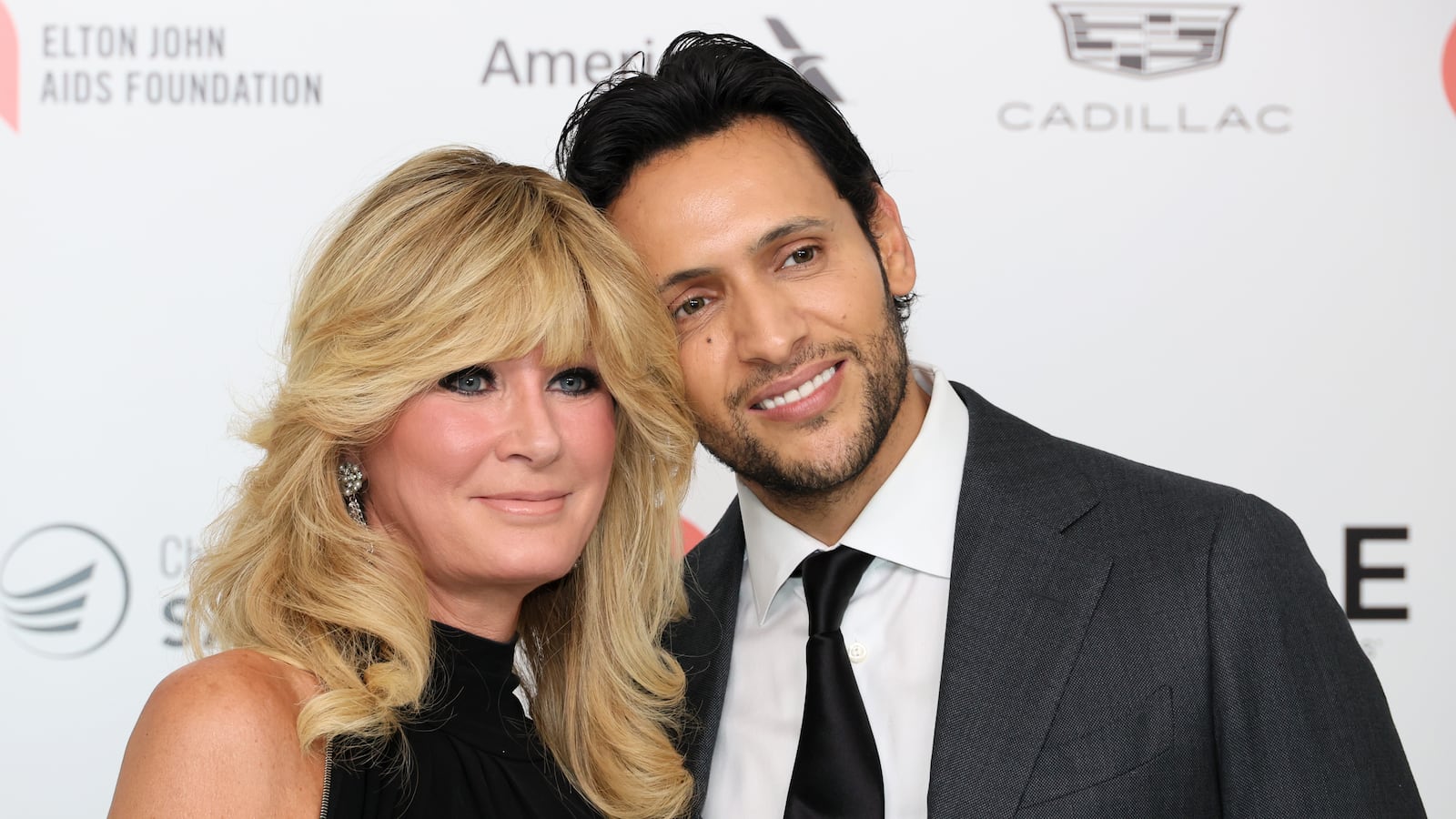 Sandra Lee and Ben Youcef attend the Elton John AIDS Foundation's 32nd Annual Academy Awards Viewing Party on March 10, 2024 in West Hollywood, California.