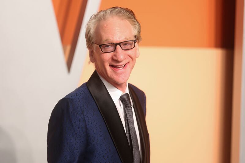 Bill Maher at the 2025 Vanity Fair Oscar Party Hosted By Radhika Jones held at Wallis Annenberg Center for the Performing Arts on March 02, 2025 in Beverly Hills, California.