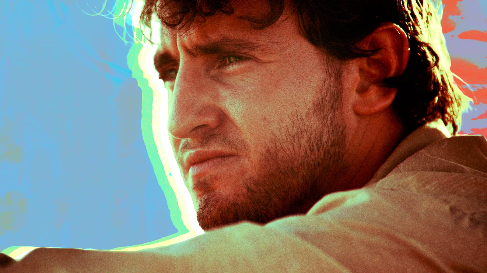 Paul Mescal photo illustration in new movie Foe.