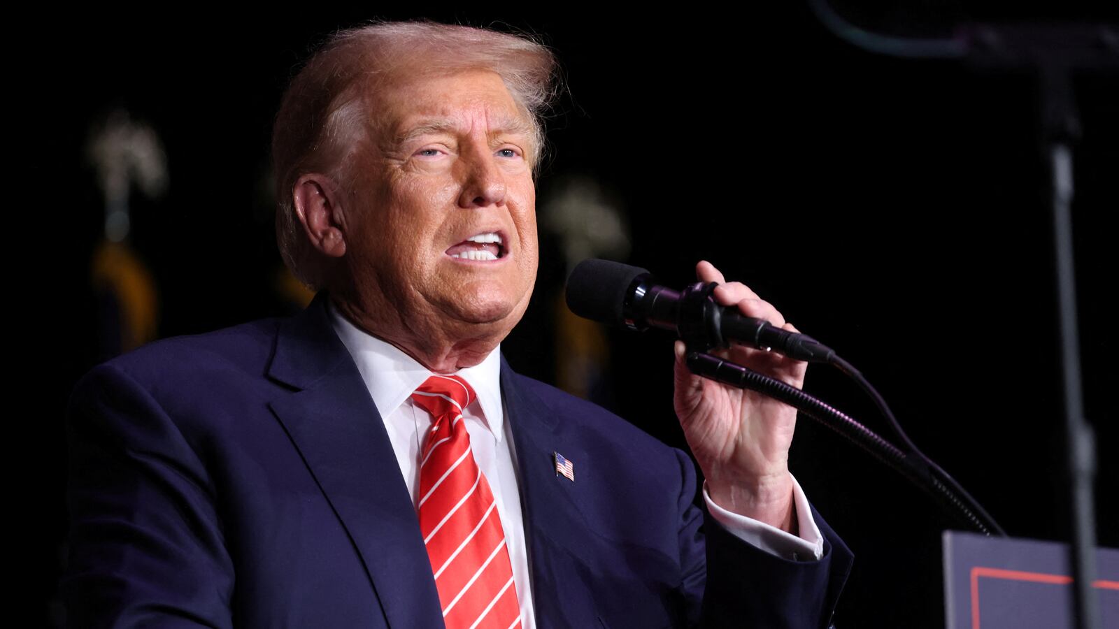 Former U.S. President and current Republican presidential candidate Donald Trump