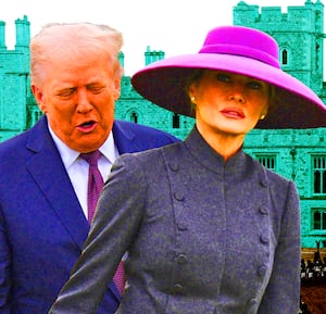 Donald Trump, Melania Trump photo illustration