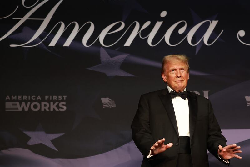 PALM BEACH, FLORIDA - NOVEMBER 14: U.S. President-elect Donald Trump attends the America First Policy Institute Gala held at Mar-a-Lago on November 14, 2024 in Palm Beach, Florida. Trump has been announcing a number of nominees to fill out his upcoming administration. (Photo by Joe Raedle/Getty Images)