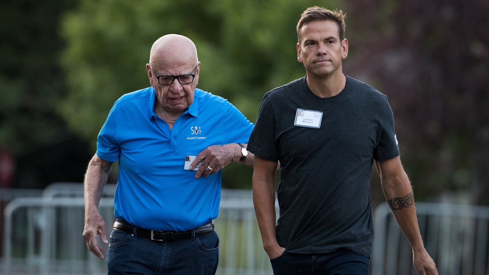 Rupert Murdoch and Lachlan Murdoch.