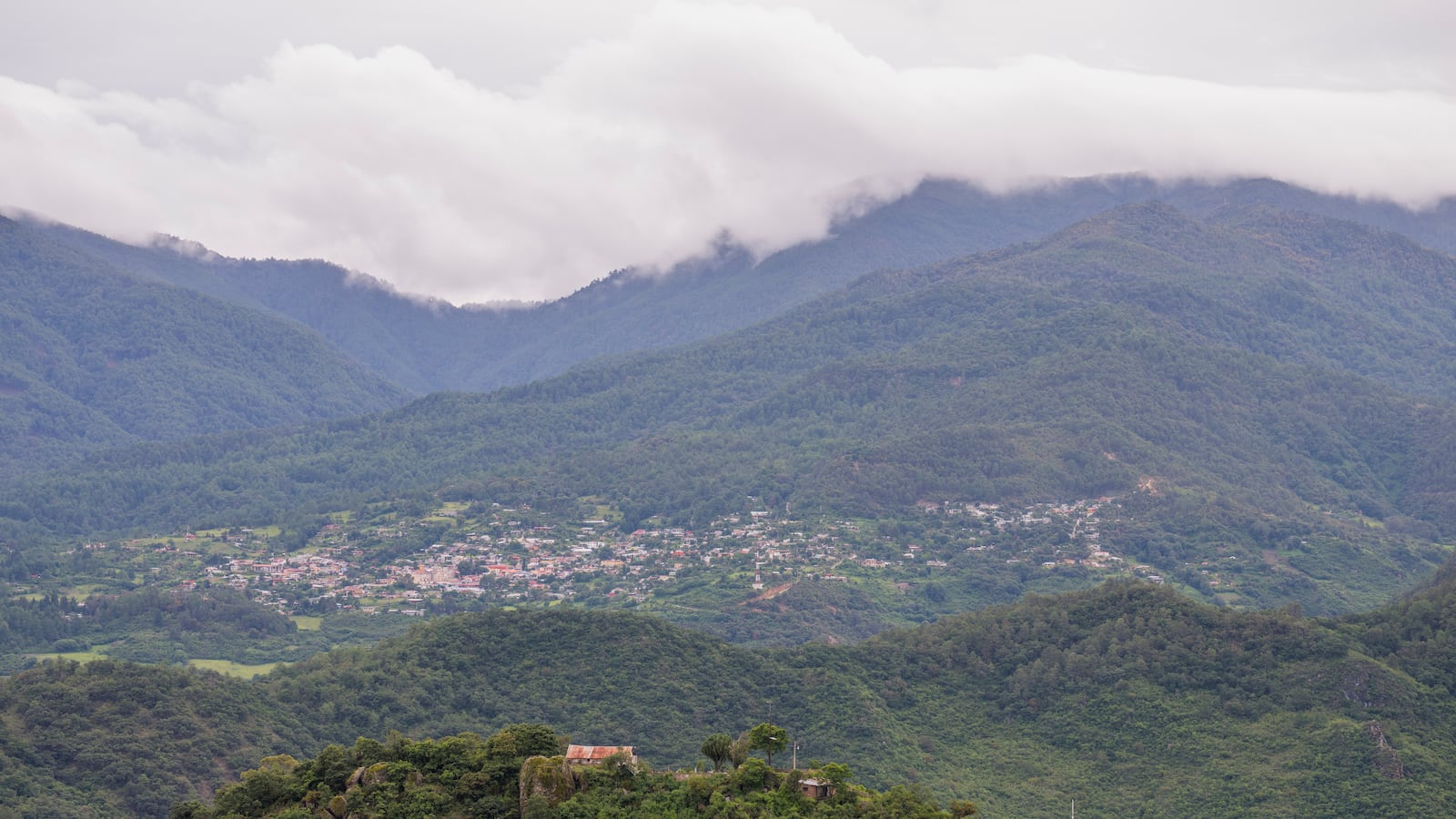 A view of parts of Oaxaca, Mexico, where a bus crash killed dozens